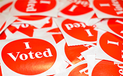 I voted stickers
