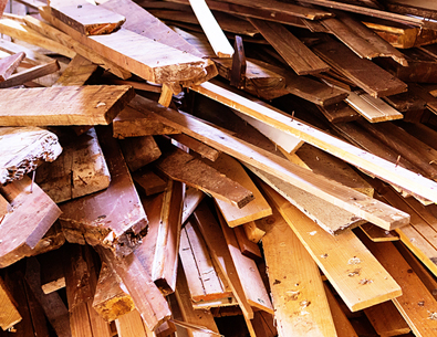 pile of wood boards