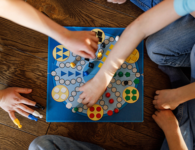 kids playing a game