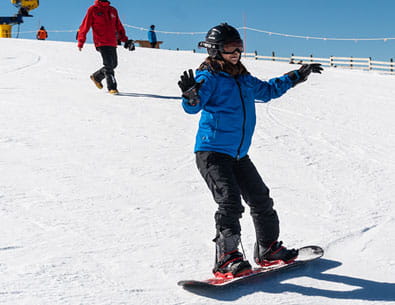 person snowboarding