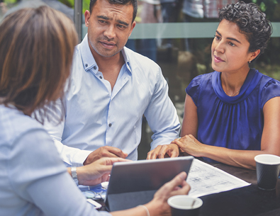 people in a meeting