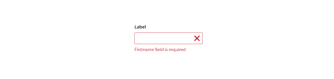 A PrimeNG validation component example.