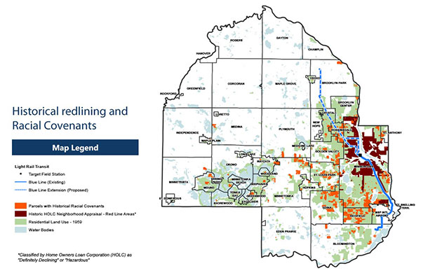 historical redlining and racial covenants map