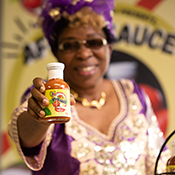 Chef Flo-k, founder of Afric Sauce
